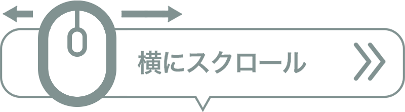 横にスクロール