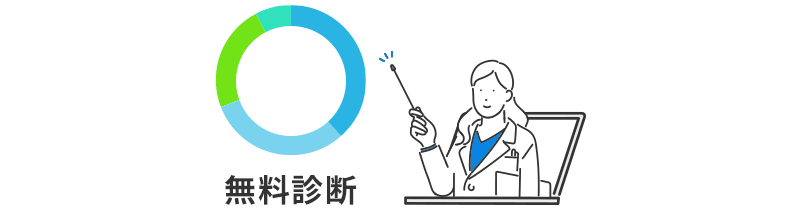 無料でリスク許容度の診断が受けられる