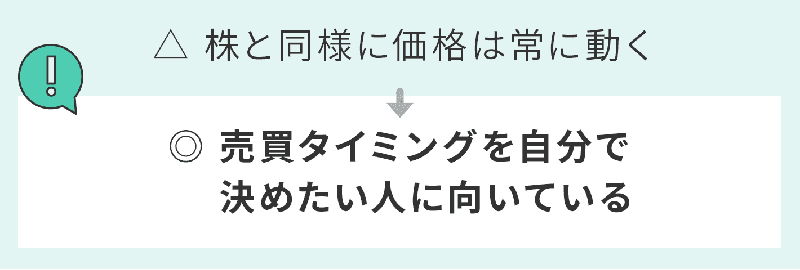 売買のタイミングを自分で決めたい人に向いている