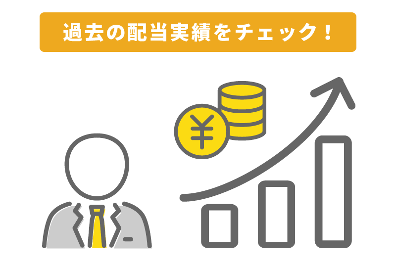 過去の配当実績が優秀な銘柄を選ぶ