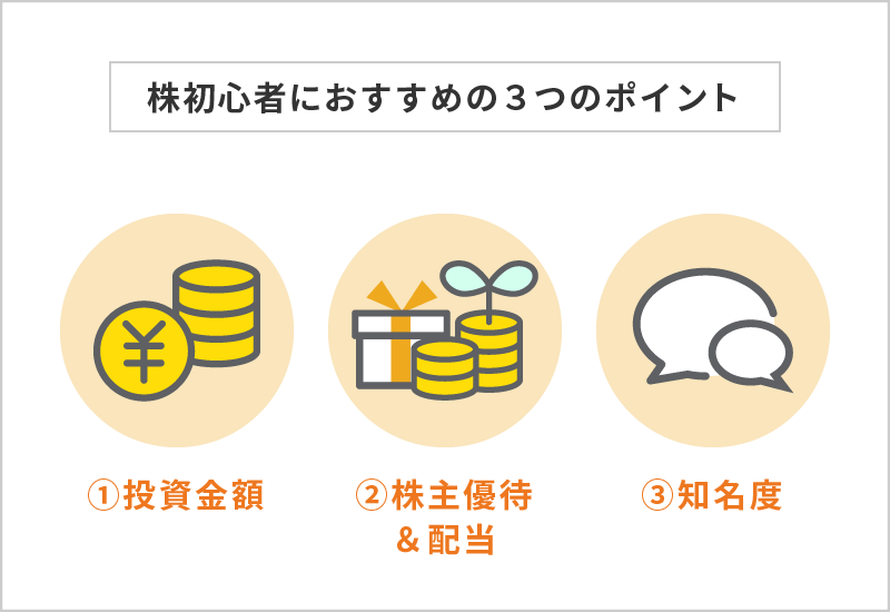 株初心者におすすめの3つのポイント