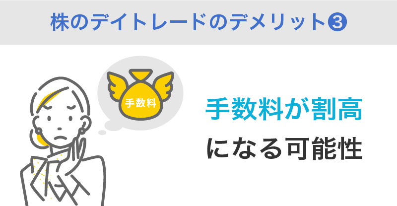 手数料が割高になる可能性