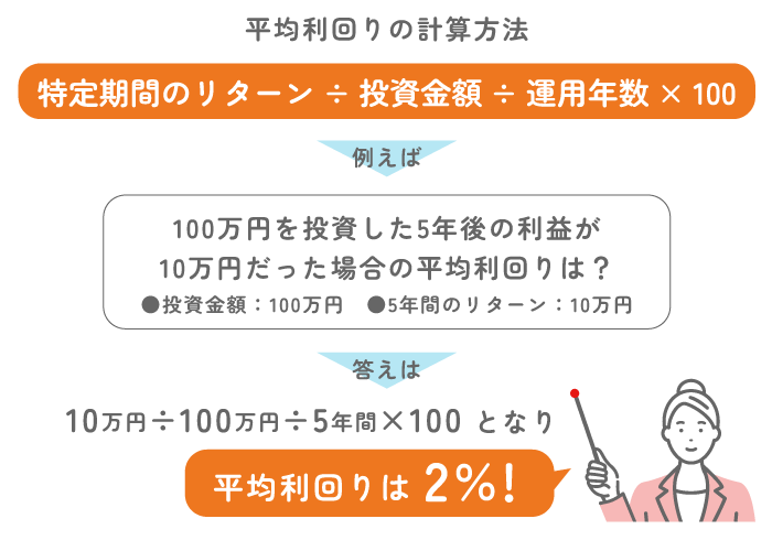 平均利回りの計算方法