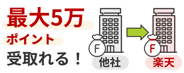 最大5万ポイントが受け取れる