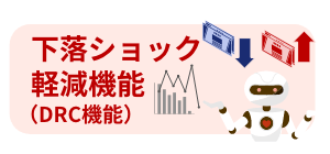 下落ショック軽減機能（DRC機能）を付けることも可能