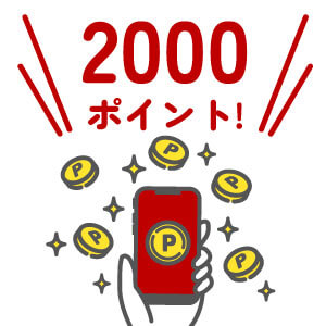 2000ポイントがもらえるキャンペーン