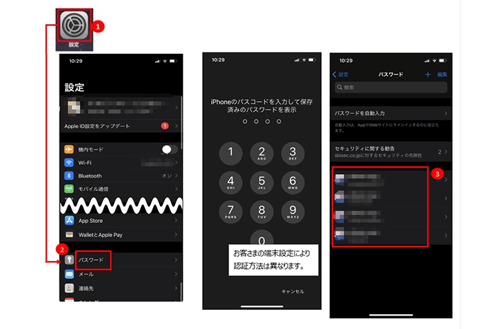 スマートフォン（スマホ）でSafariを使っている場合